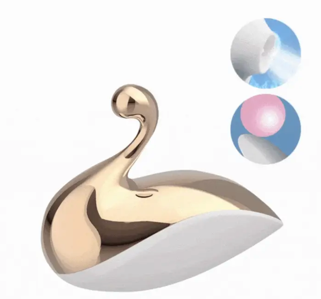 VibeMeUp® Little Swan Zungenleckvibrator mit Lippen