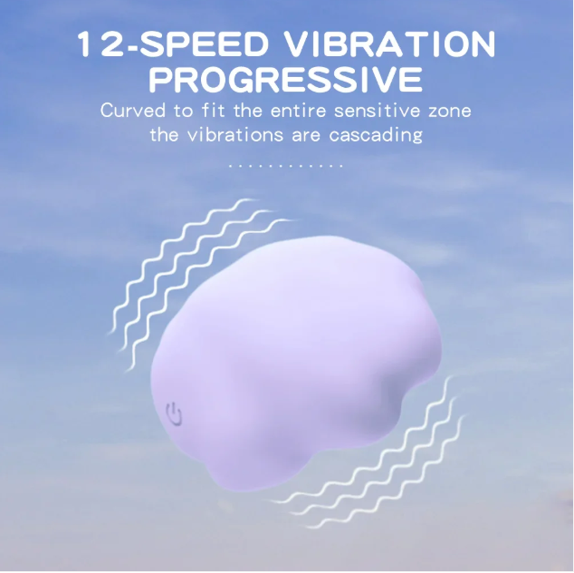 VibeMeUp® Sexspielzeug zum Saugen von Pilzen für Frauen, Vergnügen, 12 Vibrationsmodi