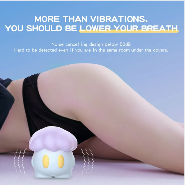 VibeMeUp® Sexspielzeug zum Saugen von Pilzen für Frauen, Vergnügen, 12 Vibrationsmodi