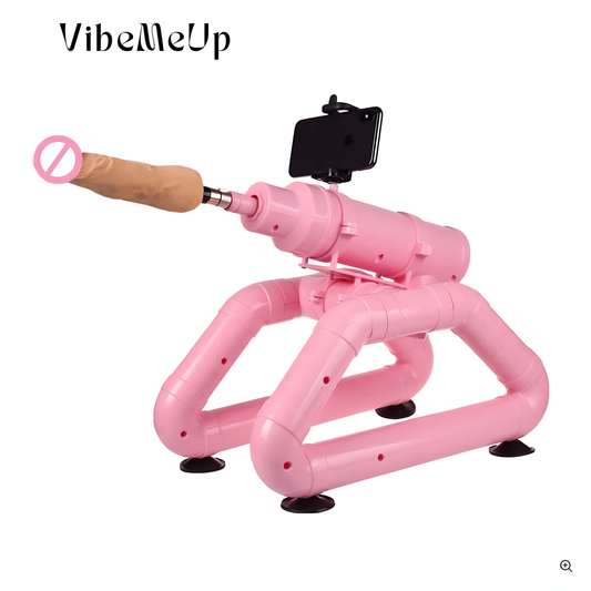 VibeMeUp® Kabelgesteuerte rosa Dildomaschine