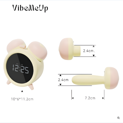 VibeMeUp® Wecker für Erwachsene, Saugvibrator, App-Fernbedienung
